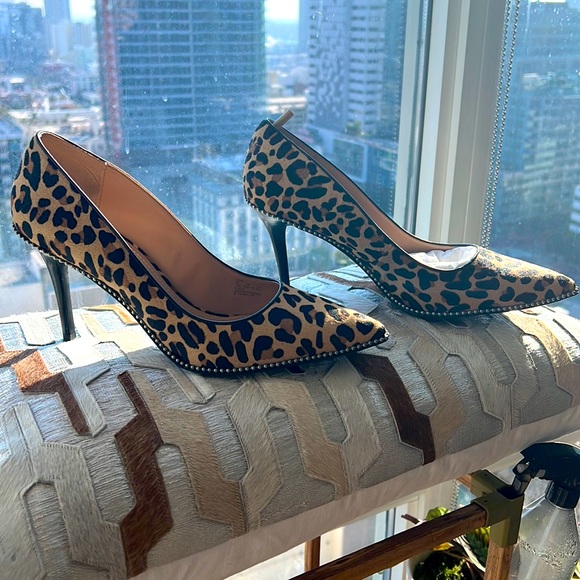 Coach Waverly leopard heels - Picture 1 of 5